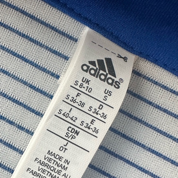 adidas 🏀 Women’s Blue Heather ClimaLite ‘KU JAYHAWKS’ Performance Half Zip - S - Picture 2 of 13